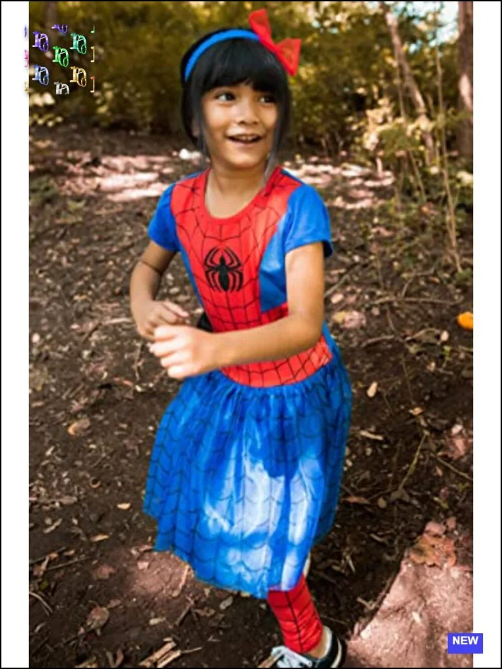 Marvel Spider-Man Girls Tutu Dress and Leggings Set Toddler Little Kid Costume